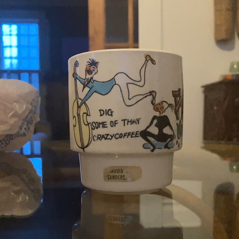 Vintage 1959’s “ Dig some of that crazy coffee” mug